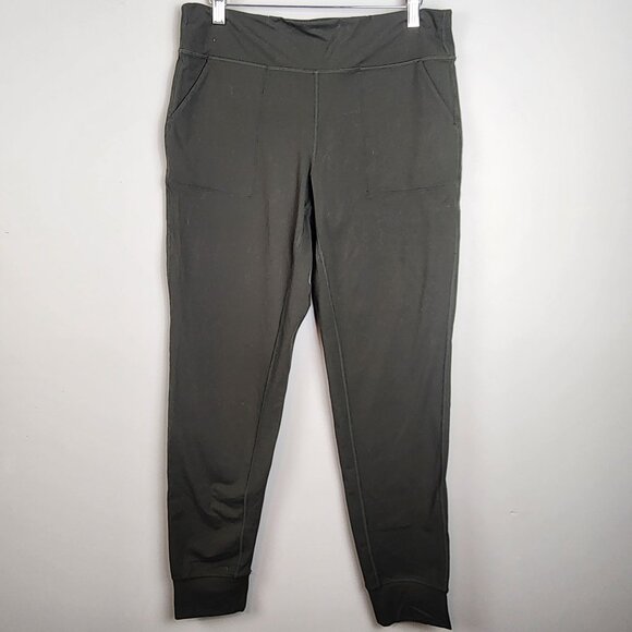 Lululemon joggers women XXL  pockets army green leggings pants - Picture 1 of 11